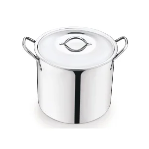 12 Quart Stainless Steel Stock Pot, Silver